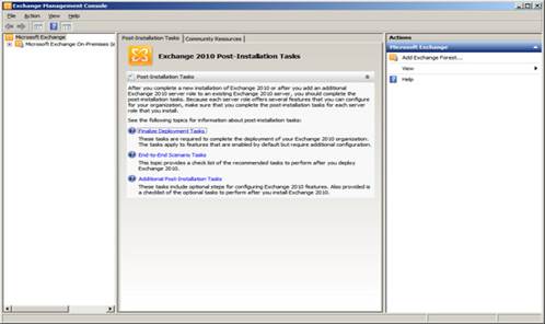 Exchange 2010 Management Console Permissions